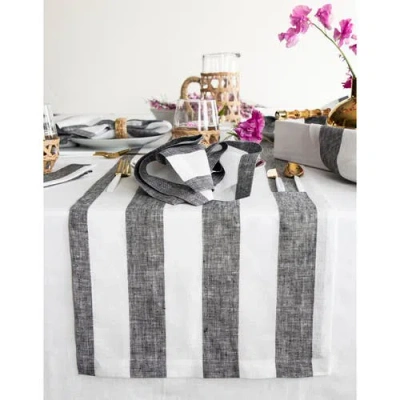 Solino Home Linen Table Runner In Multi