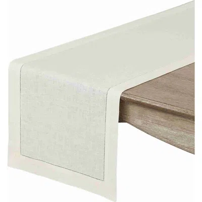 Solino Home Linen Table Runner In Neutral