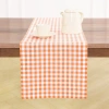 Solino Home Linen Table Runner In Orange