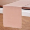 Solino Home Linen Table Runner In Pink
