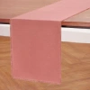Solino Home Linen Table Runner In Pink