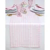 Solino Home Linen Table Runner In Pink
