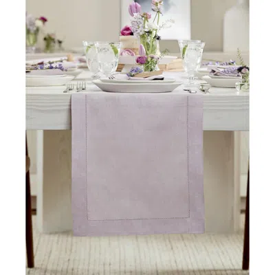 Solino Home Linen Table Runner In Purple