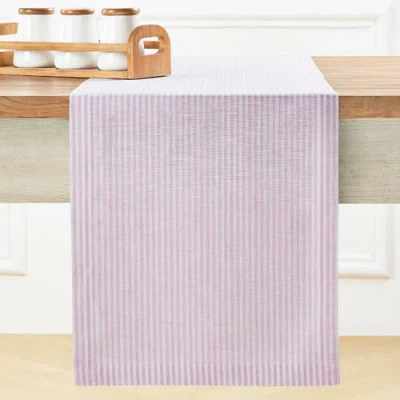 Solino Home Linen Table Runner In Purple