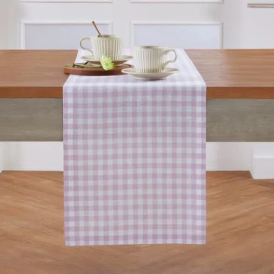 Solino Home Linen Table Runner In Purple