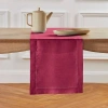 Solino Home Linen Table Runner In Red