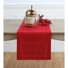 Solino Home Linen Table Runner In Red
