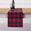 Solino Home Linen Table Runner In Red