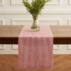 Solino Home Linen Table Runner In Red