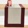 Solino Home Linen Table Runner In Red