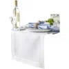 Solino Home Linen Table Runner In White