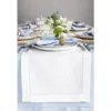 Solino Home Linen Table Runner In White