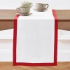 Solino Home Linen Table Runner In White