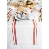 Solino Home Linen Table Runner In White