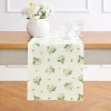 Solino Home Linen Table Runner In White