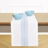 Solino Home Linen Table Runner In White