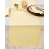 Solino Home Linen Table Runner In Yellow