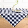 Solino Home Linen Table Throw 52 X 52 Inch For Dining Table, Holiday And Everyday Table Decor In Multi
