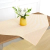 Solino Home Linen Table Throw 52 X 52 Inch For Dining Table, Holiday And Everyday Table Decor In Neutral