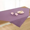 Solino Home Linen Table Throw 52 X 52 Inch For Dining Table, Holiday And Everyday Table Decor In Purple