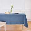 Solino Home Linen Table Throw In Blue