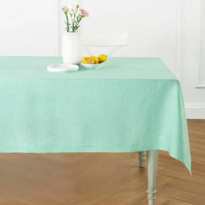Solino Home Linen Table Throw In Blue