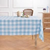 Solino Home Linen Table Throw In Blue
