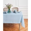 Solino Home Linen Table Throw In Blue