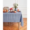 Solino Home Linen Table Throw In Blue