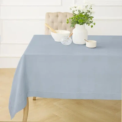 Solino Home Linen Table Throw In Blue