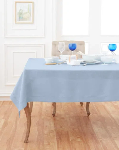 Solino Home Linen Table Throw In Blue