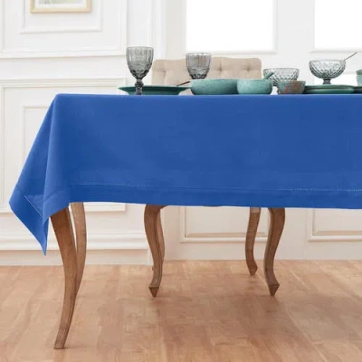 Solino Home Linen Table Throw In Blue