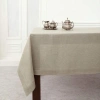 Solino Home Linen Table Throw In Brown