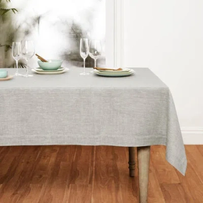Solino Home Linen Table Throw In Gray