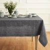 Solino Home Linen Table Throw In Gray