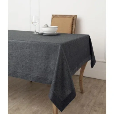 Solino Home Linen Table Throw In Gray