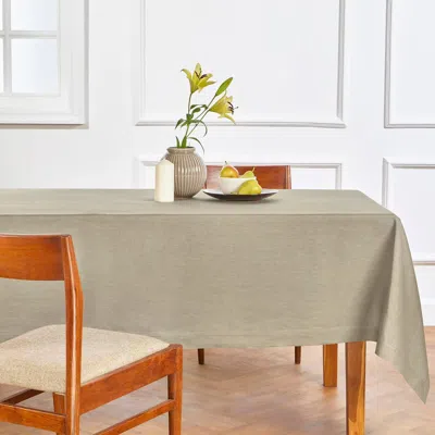 Solino Home Linen Table Throw In Gray