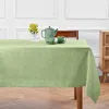 Solino Home Linen Table Throw In Green