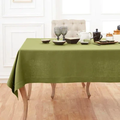 Solino Home Linen Table Throw In Green