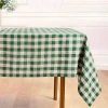 Solino Home Linen Table Throw In Green