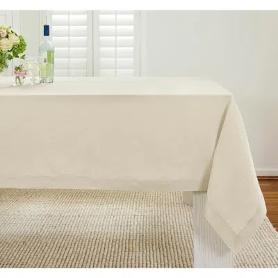 Solino Home Linen Table Throw In Neutral