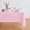 Solino Home Linen Table Throw In Pink