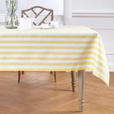 Solino Home Linen Table Throw In Yellow