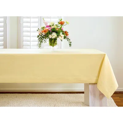 Solino Home Linen Table Throw In Yellow