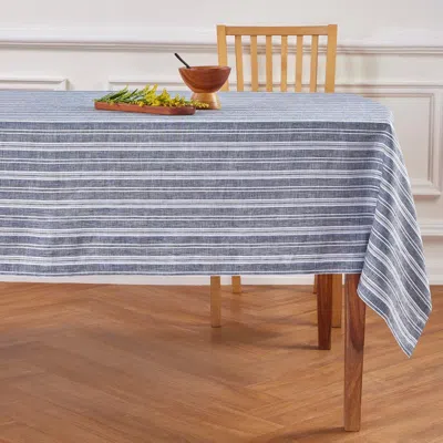 Solino Home Linen Tablecloth, 60 X 108 In In Blue