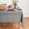 Solino Home Linen Tablecloth In Black
