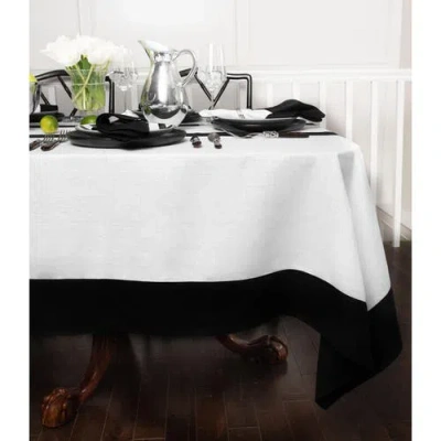 Solino Home Linen Tablecloth In Black