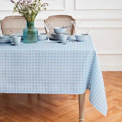 Solino Home Linen Tablecloth In Blue
