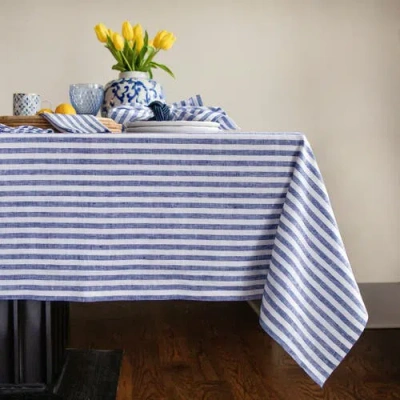 Solino Home Linen Tablecloth In Blue