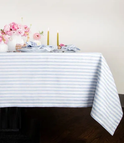 Solino Home Linen Tablecloth In Blue